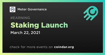 Staking Launch