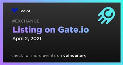 Listing on Gate.io