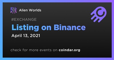 Listing on Binance