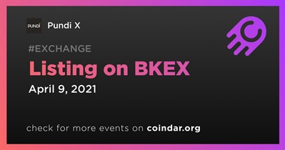 Listing on BKEX