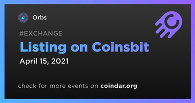 Listing on Coinsbit