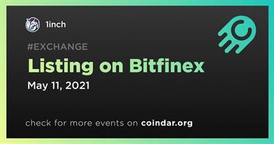 Listing on Bitfinex