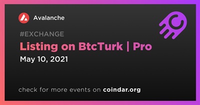 Listing on BtcTurk | Pro