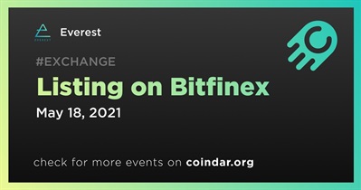 Listing on Bitfinex