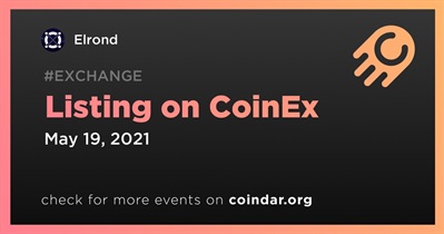 Listing on CoinEx