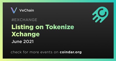 Listing on Tokenize Xchange