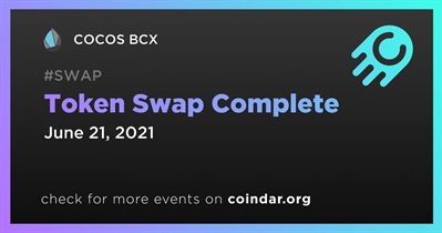Token Swap Complete