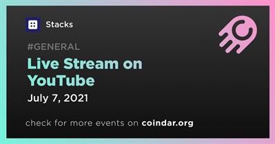 Live Stream on YouTube