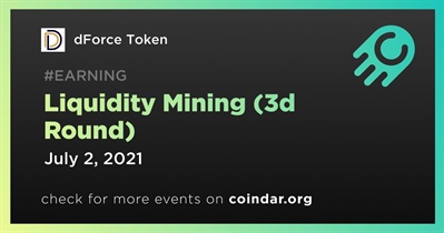 Liquidity Mining (3d Round)