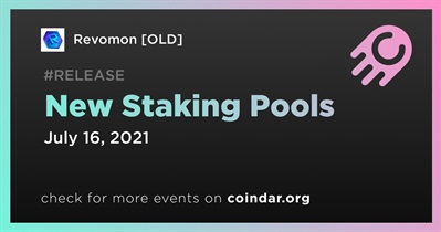 New Staking Pools