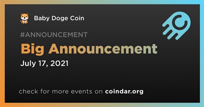 Big Announcement
