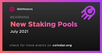 New Staking Pools