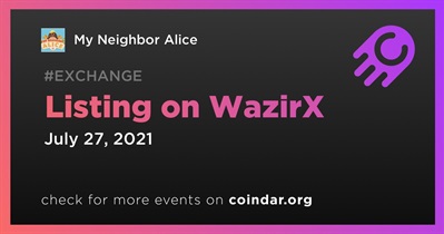 Listing on WazirX