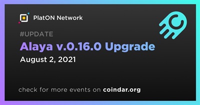 Alaya v.0.16.0 Upgrade