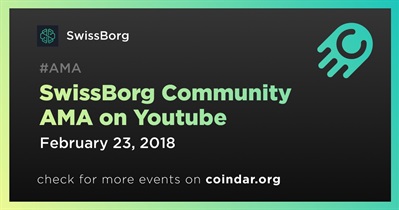 SwissBorg Community AMA on Youtube