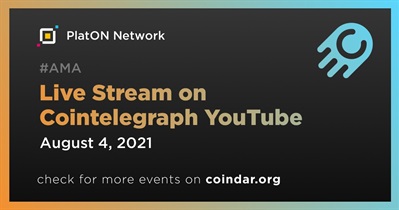 Live Stream on Cointelegraph YouTube
