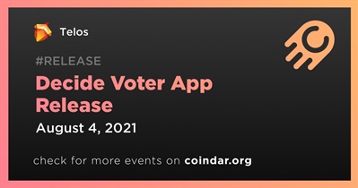 Decide Voter App Release