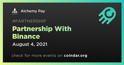 Partnership With Binance