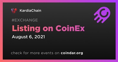Listing on CoinEx