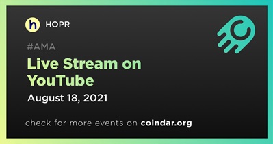 Live Stream on YouTube