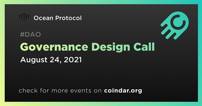 Governance Design Call