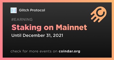 Staking on Mainnet