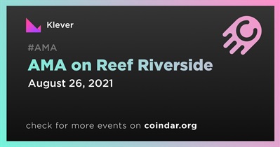 AMA on Reef Riverside