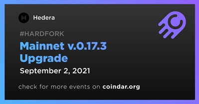 Mainnet v.0.17.3 Upgrade