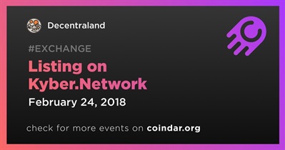 Listing on Kyber.Network