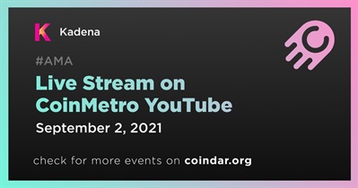Live Stream on CoinMetro YouTube