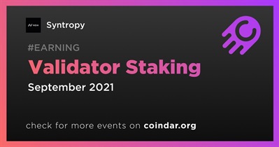 Validator Staking