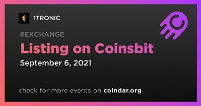 Listing on Coinsbit