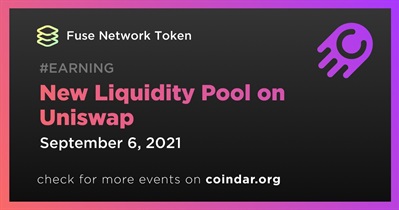 New Liquidity Pool on Uniswap