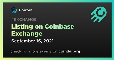 Listing on Coinbase Exchange