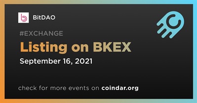 Listing on BKEX