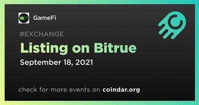 Listing on Bitrue