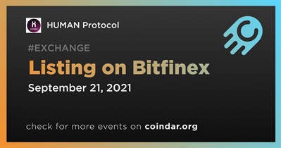 Listing on Bitfinex