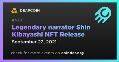 Legendary narrator Shin Kibayashi NFT Release