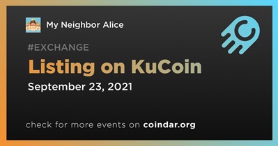 Listing on KuCoin