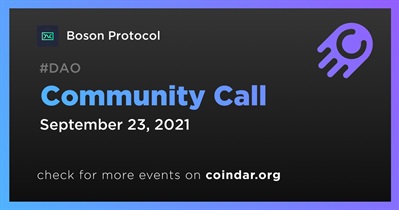Community Call