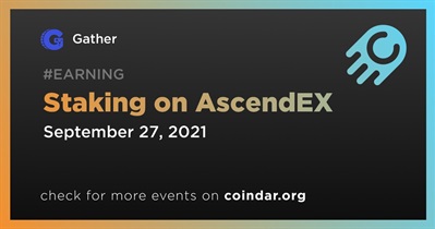 Staking on AscendEX