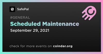 Scheduled Maintenance