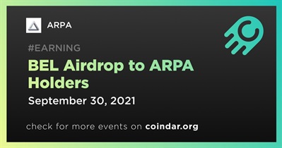 BEL Airdrop to ARPA Holders
