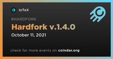 Hardfork v.1.4.0