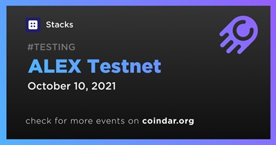ALEX Testnet