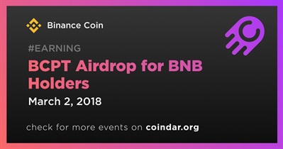 BCPT Airdrop for BNB Holders