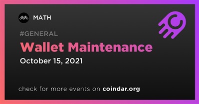 Wallet Maintenance