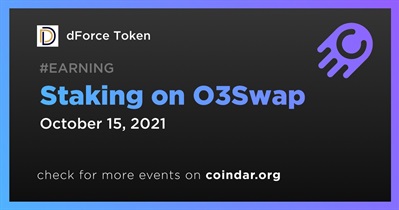 Staking on O3Swap