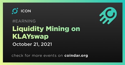 Liquidity Mining on KLAYswap