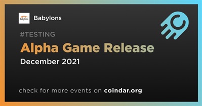 Alpha Game Release